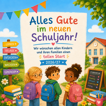 Alles Gute im neuen Schuljahr!