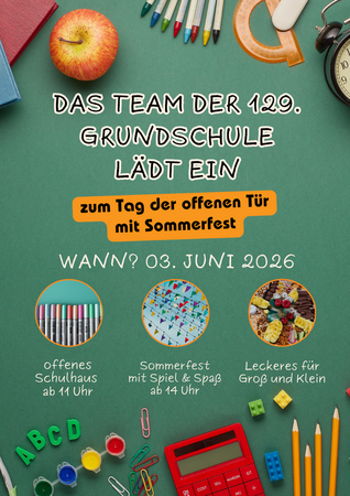 Flyer als Einladung zum Tag der offenen Tür 2026