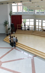 Foto, Aula von oben