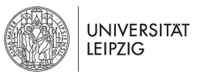 Logo der Universität Leipzig mit Schriftzug