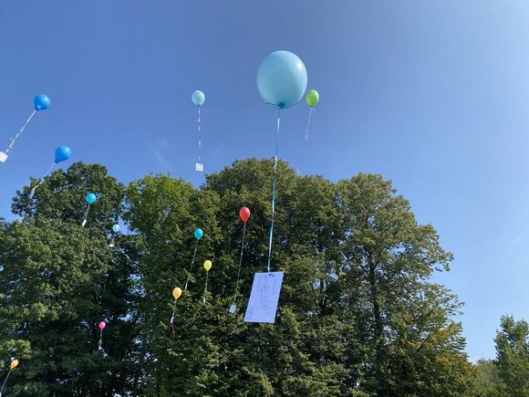 Luftballonreise