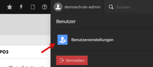 Benutzereinstellungen