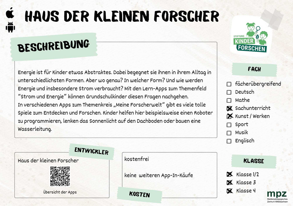 Haus der kleinen Forscher