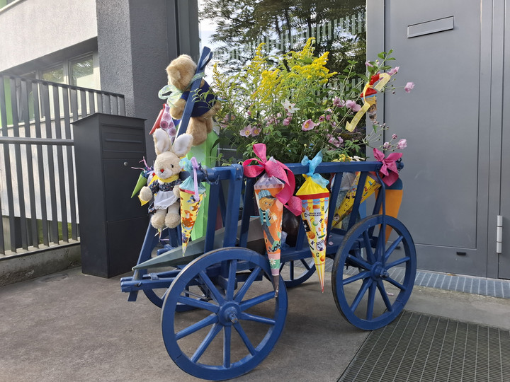 Wagen Zuckertüten