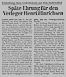Späte Ehrung...