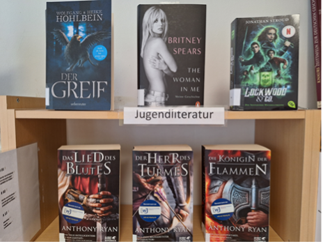 Neue B&uuml;cher in der Schulbibliothek