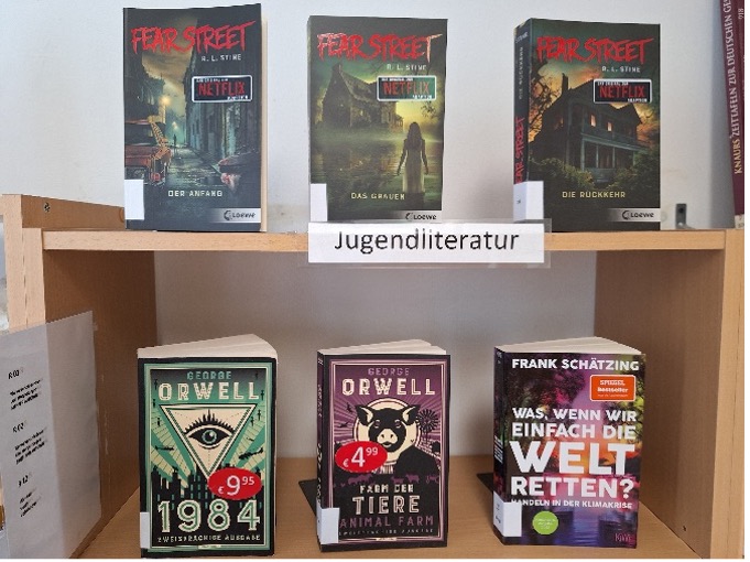Neue B&uuml;cher in der Schulbibliothek