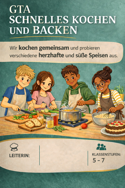 GTA - Schnelles Kochen und Backen
